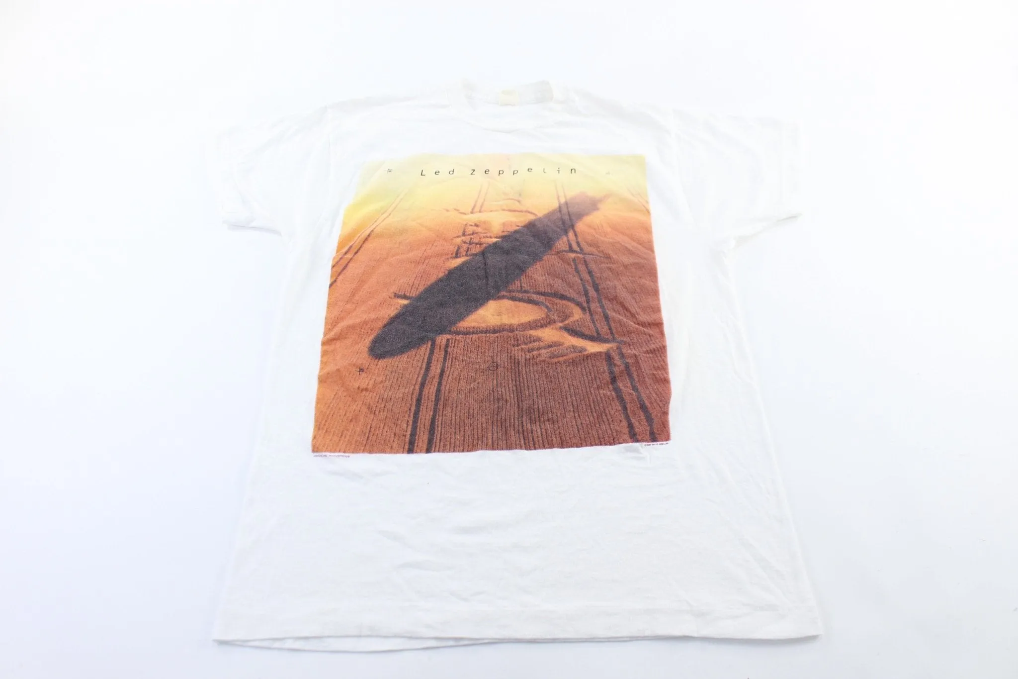 1990 Led Zeppelin Crop Circles T-Shirt