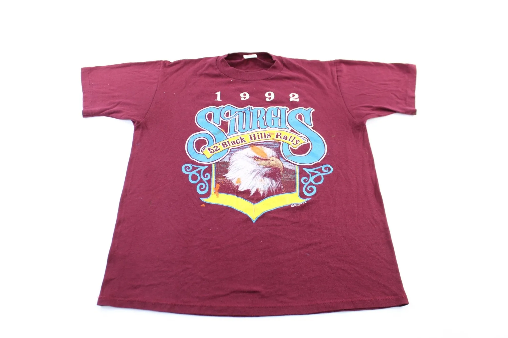 1992 Sturgis Black Hills Rally Graphic T-Shirt