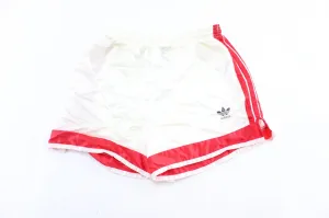 80's Adidas Logo Red & White Striped Shorts