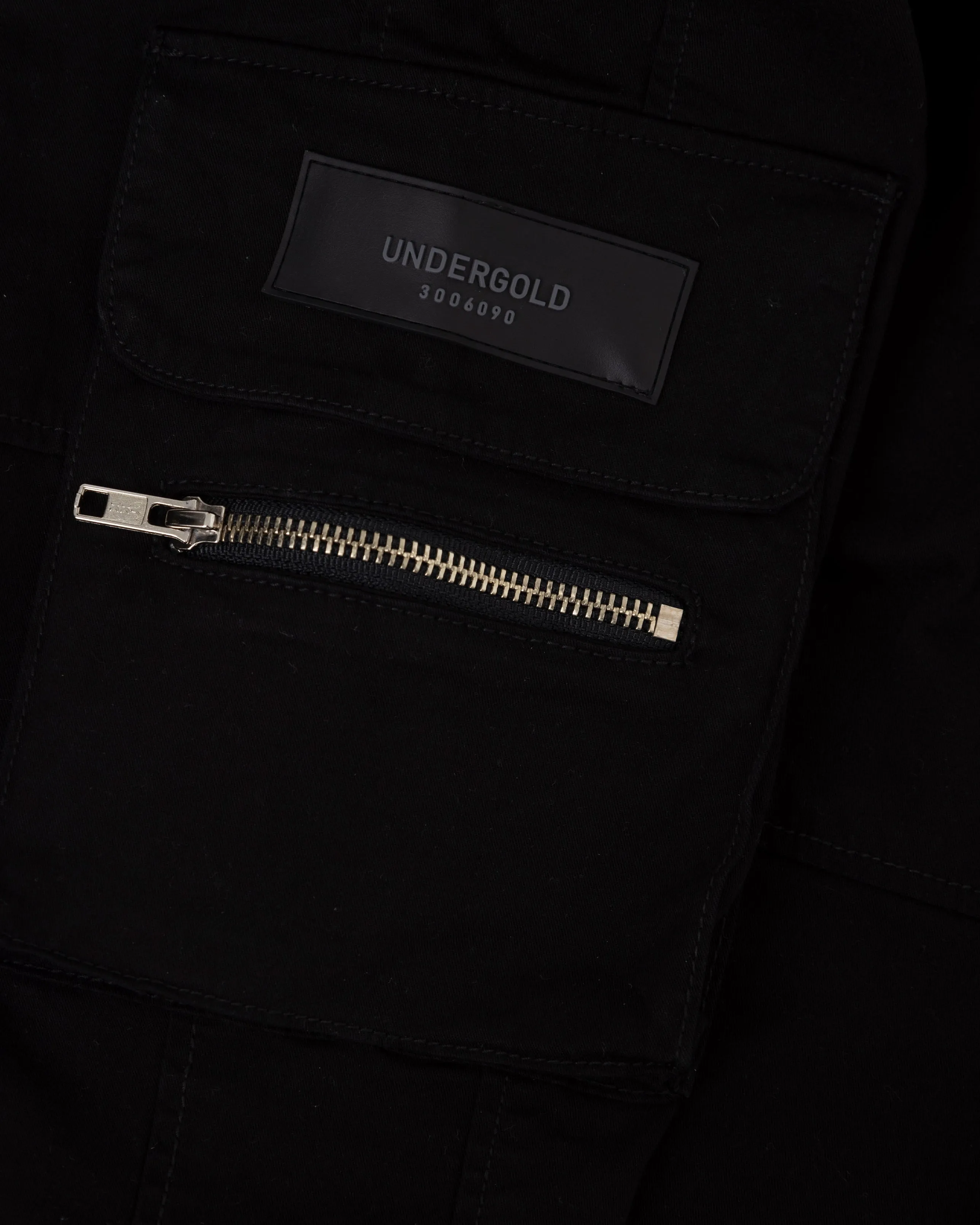 Basics Slim Cargo Pants Black