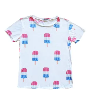 Brokedown Clothing Women's Patriotic Popsicle Tee