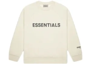 ESSENTIALS FOG 3D SILICON CREWNECK BUTTERCREAM