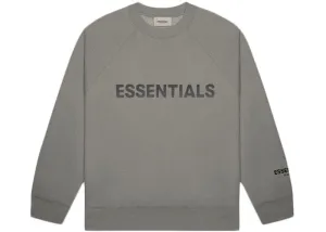 ESSENTIALS FOG 3D SILICON CREWNECK CHARCOAL