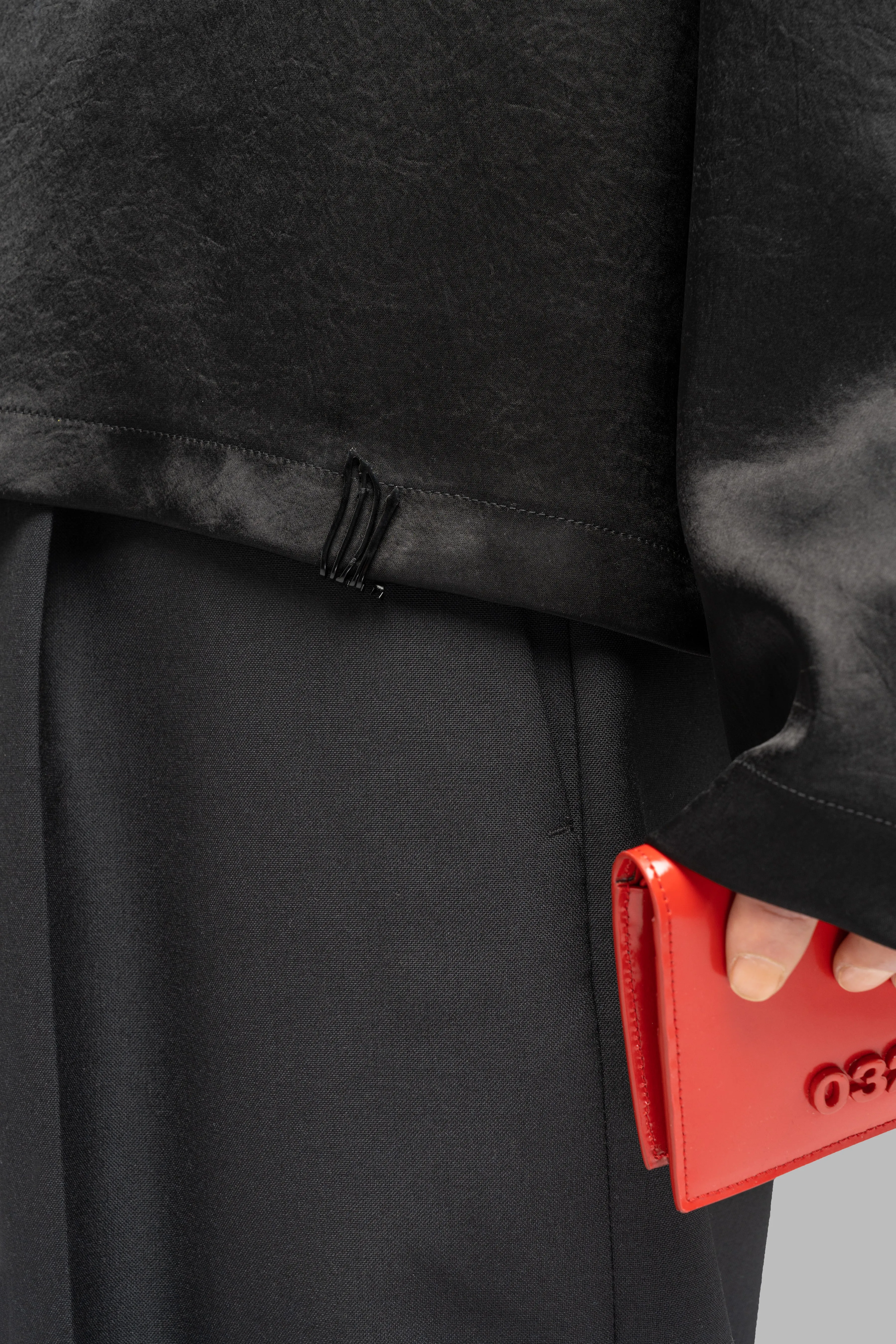"OCELLI" FLUID EVENING ZIP TOP