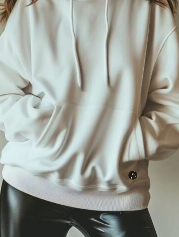 RETRO WIFEY HOODIE - WHITE