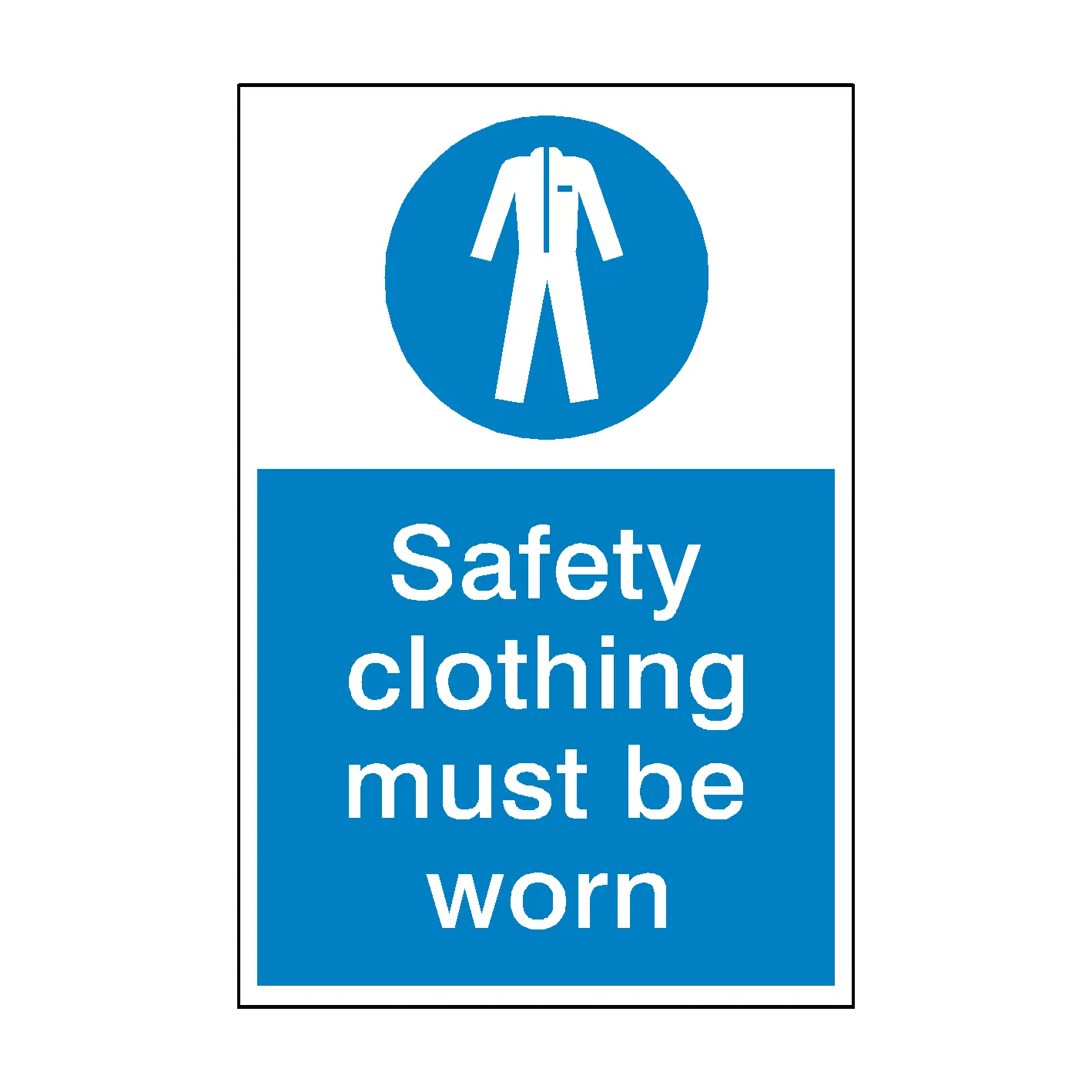Safety Clothing Safety Sign