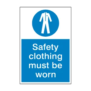 Safety Clothing Safety Sign